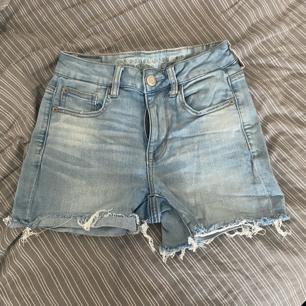 American Eagle Distressed Denim Shorts